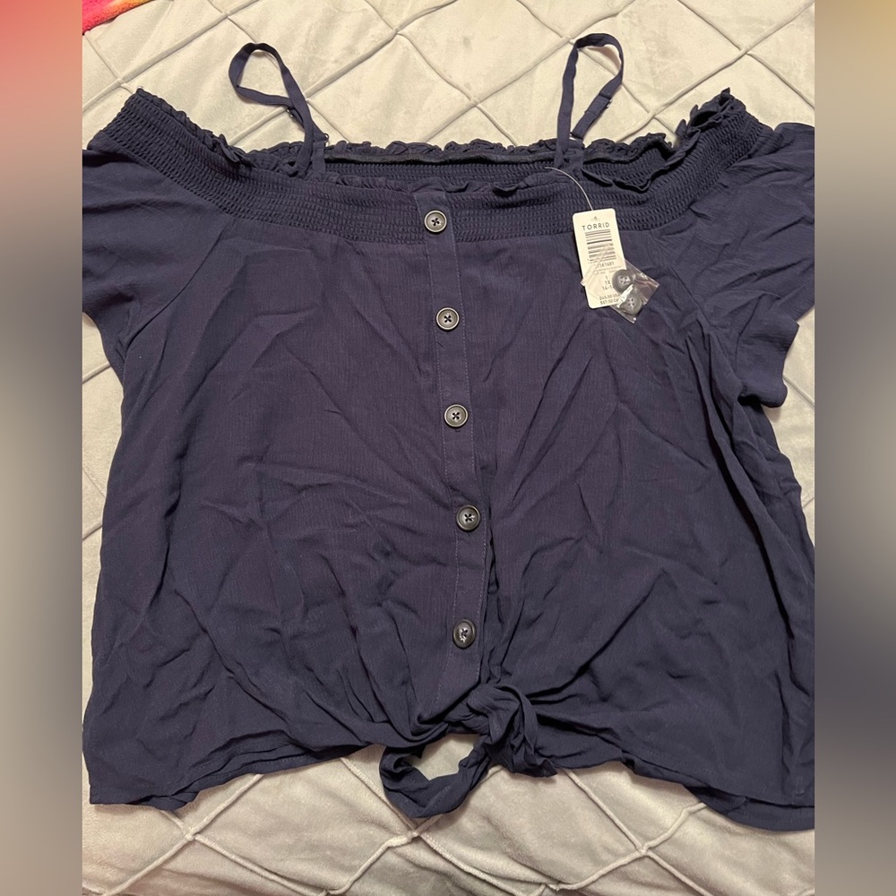 NWT Cold Shoulder Blouse